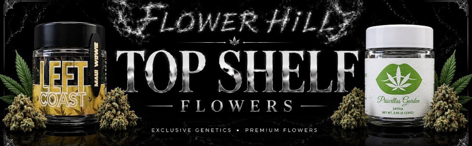 Top shelf flowers — premium genetics